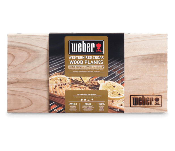 Weber Deski do wędzenia z drzewa cedrowego 30x15cm - 2szt - 1038820 - zdjęcie